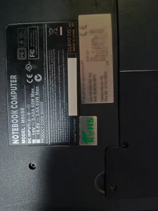 Portátil Plata y Negro