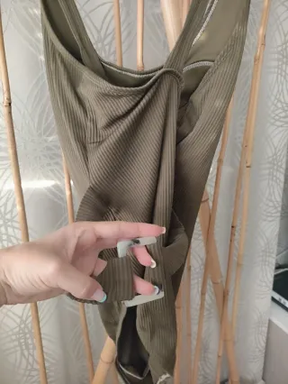 Bañador mujer verde oliva talla L