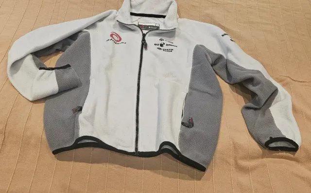 Sudadera Polar North Sails Gris y Blanca