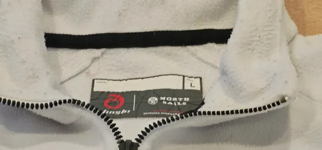 Sudadera Polar North Sails Gris y Blanca