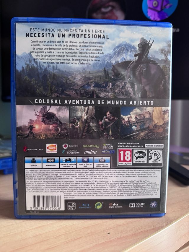 The Witcher 3 Wild Hunt PS4