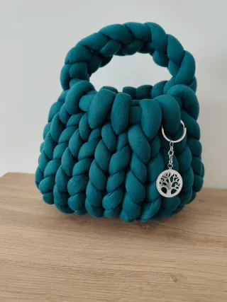 Borsa Marshmallow verde smeraldo