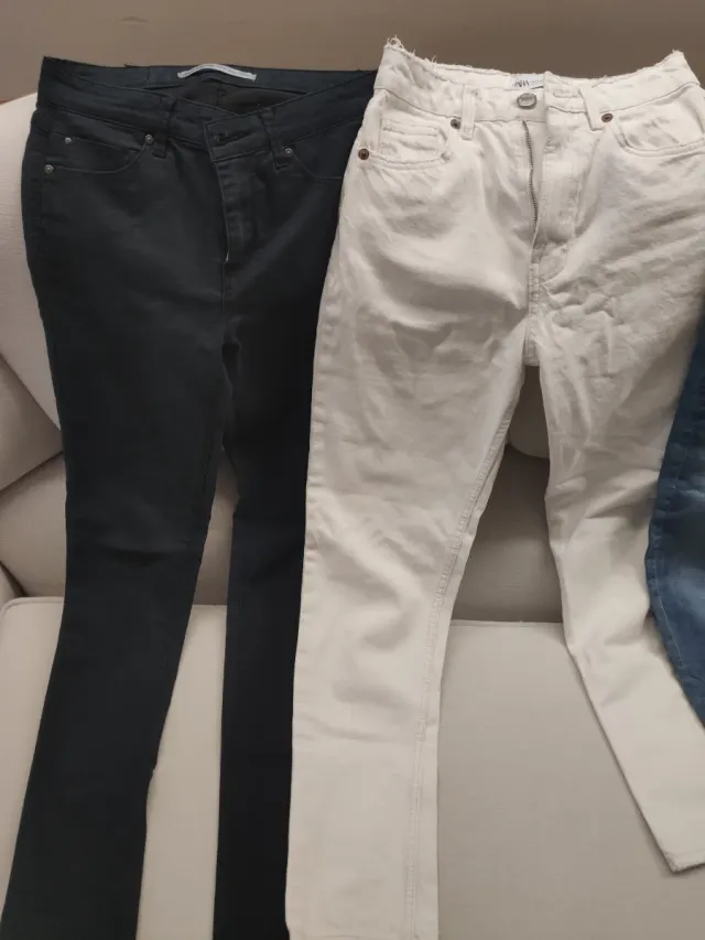 Lote 2 Pantalones Zara y Stradivarius T32-36 y reg