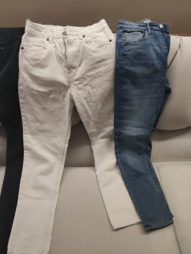 Lote 2 Pantalones Zara y Stradivarius T32-36 y reg
