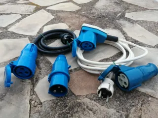 Lote Cable adaptor carga Autocaravana Caravana