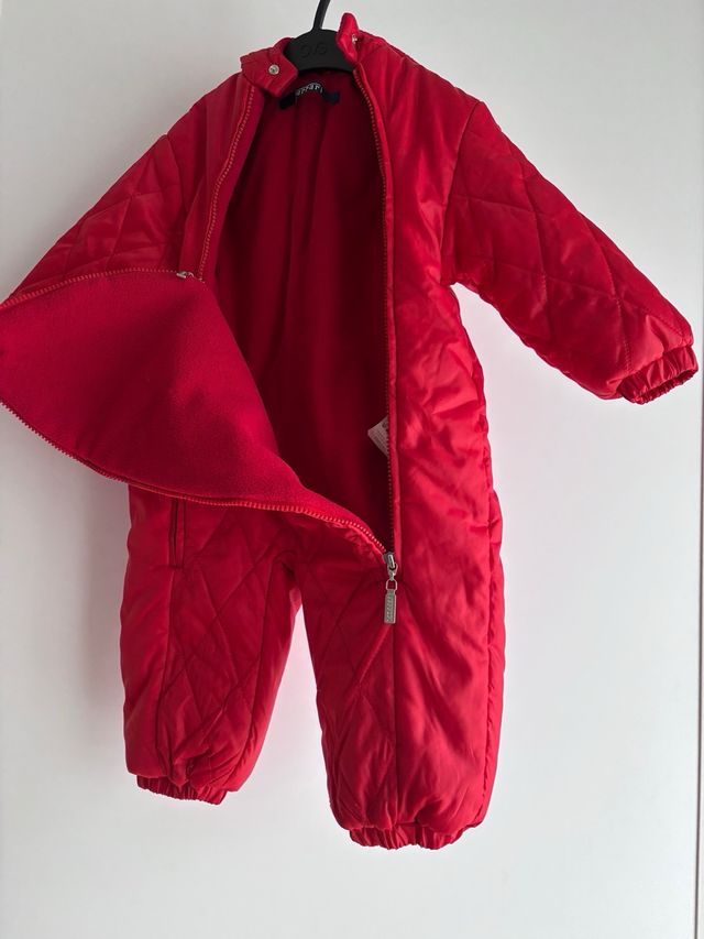 Traje de esquí Bebé Ferrari Rojo
