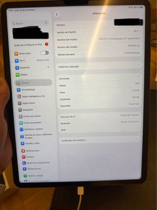 iPad Pro 12.9 M1 128GB + Apple Pencil 2