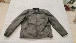 Chaqueta Biker Cuero Hombre