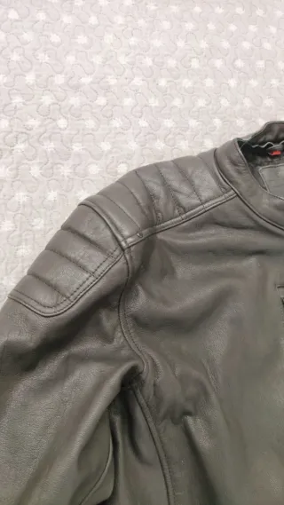 Chaqueta Biker Cuero Hombre