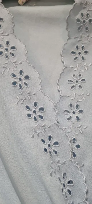 Conjunto bata y camisón azul Talla M