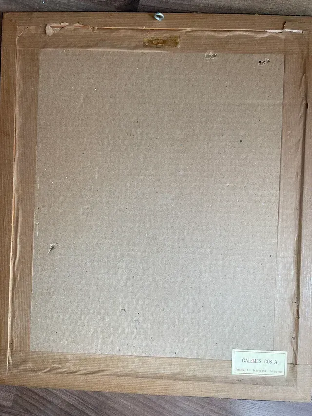 Litografia Castillo Paisaggio