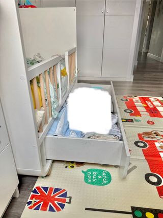 Cuna IKEA MYLLRA Blanca 120x60