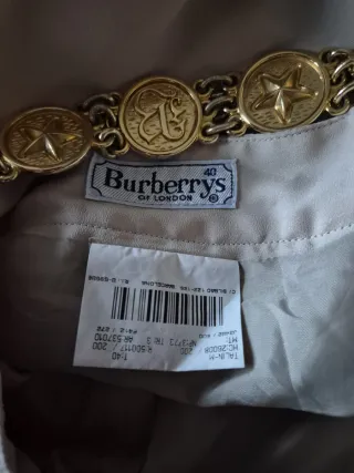 Traje Burberrys - Talla 40
