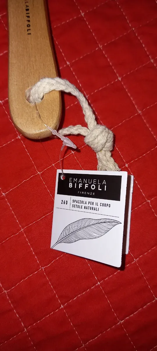 Spazzola corpo setole naturali manico lungo