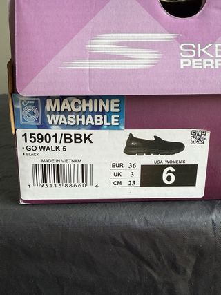 Skechers Go Walk 5 Mujer Negro