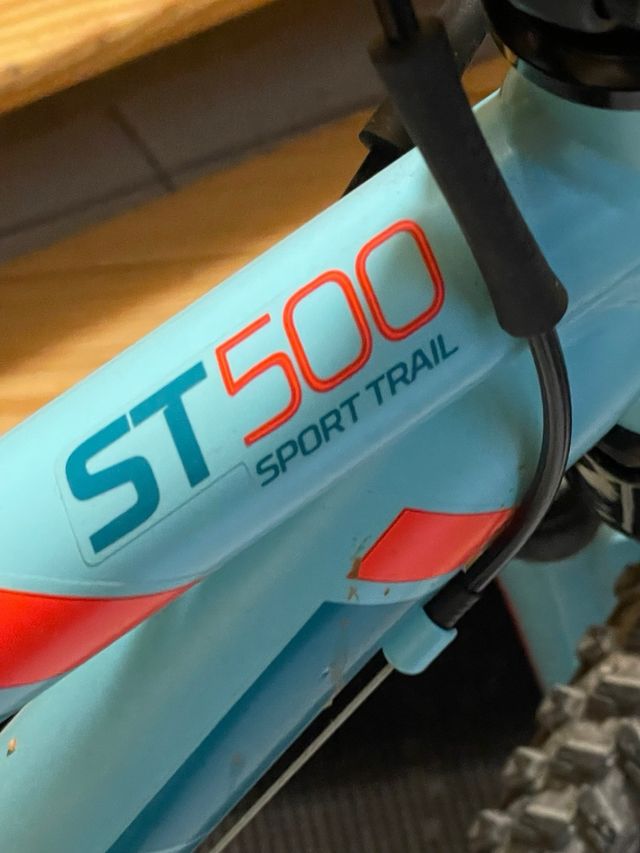 Bicicleta Rockrider ST 500 Decathlon talla 24 pulg