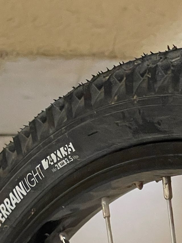 Bicicleta Rockrider ST 500 Decathlon talla 24 pulg