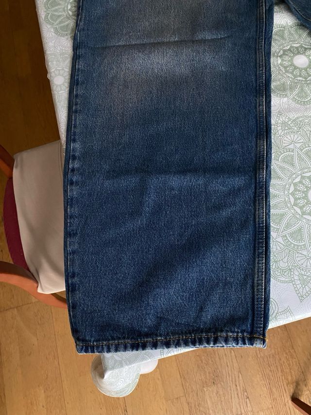 Pantalón Tejano Skater Fit Azul marino