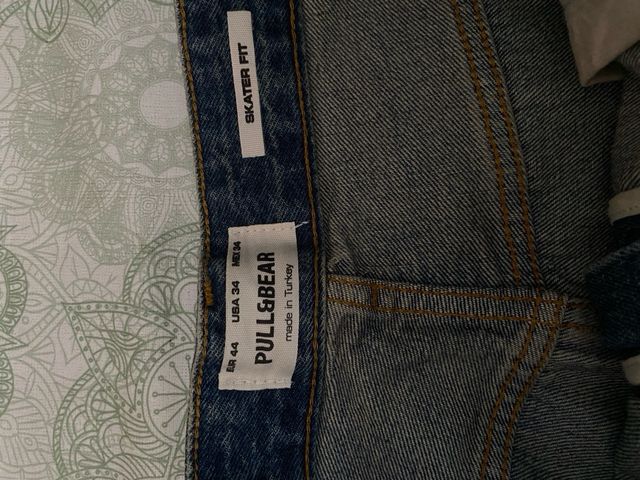 Pantalón Tejano Skater Fit Azul marino