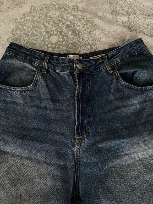 Pantalón Tejano Skater Fit Azul marino