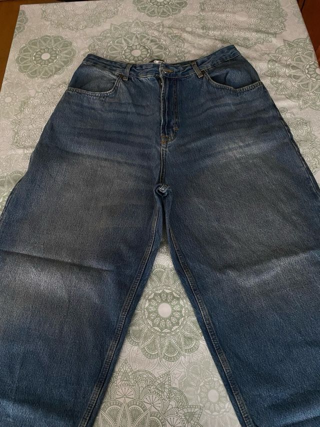 Pantalón Tejano Skater Fit Azul marino