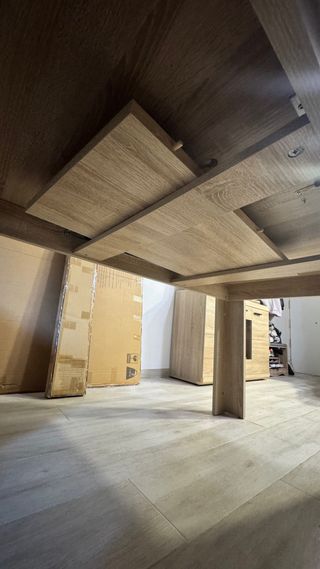 Mesa de comedor extensible de madera