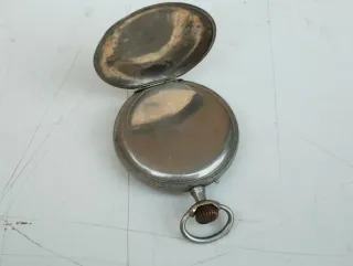 Antico orologio da tasca fattura anonima funziona