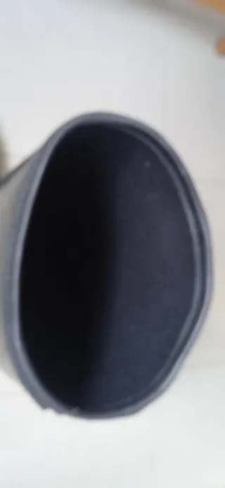 Botas de agua altas gris oscuro -verde