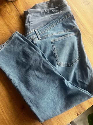 Jeans premamá azules