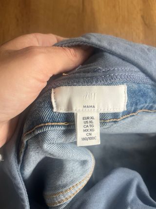 Jeans premamá azules