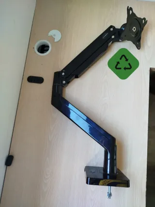 Brazo Soporte Monitor 24-40 Pulgadas Negro