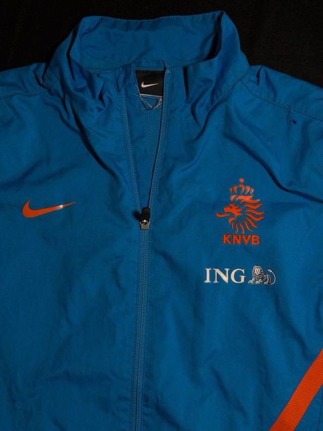 Chaqueta Nike Holanda Naranja y Azul
