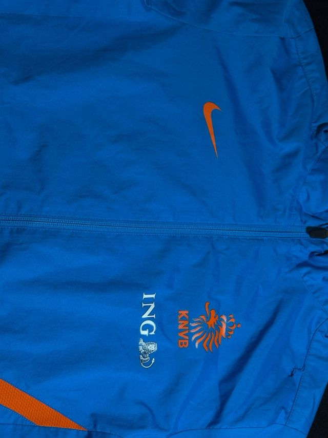 Chaqueta Nike Holanda Naranja y Azul