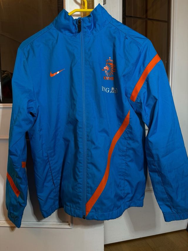 Chaqueta Nike Holanda Naranja y Azul