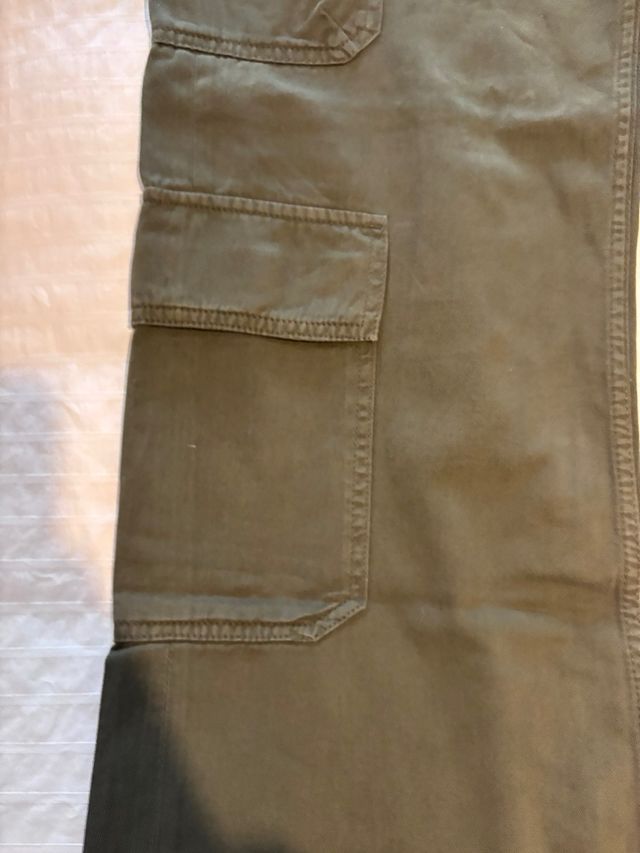 Pantalones cargo verdes