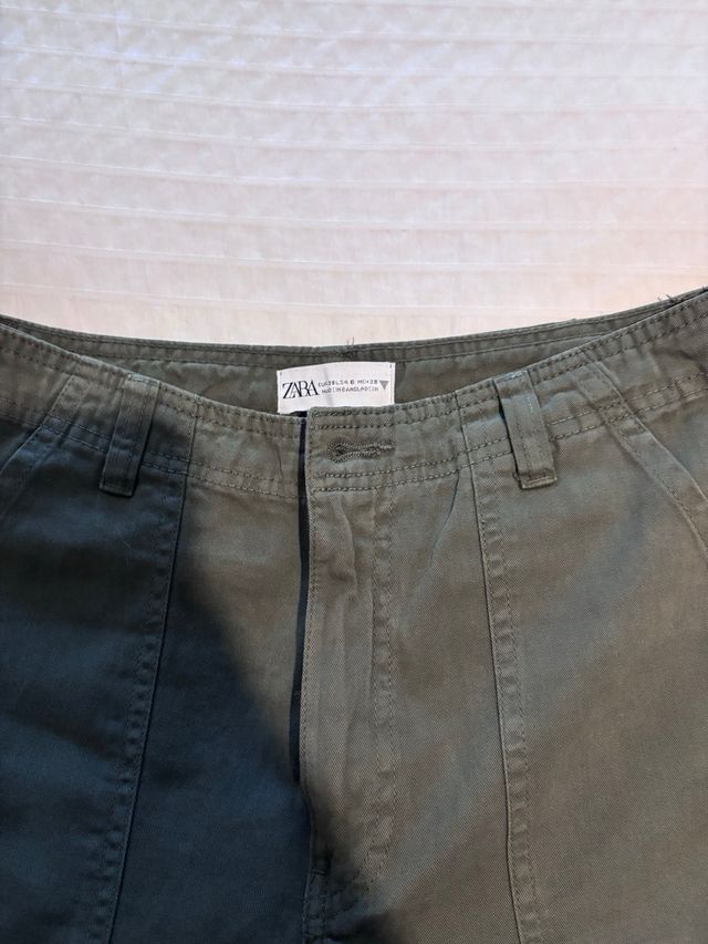 Pantalones cargo verdes