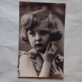 Lotto 6 cartoline d'epoca bambini