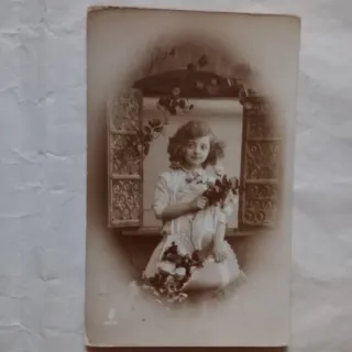 Lotto 6 cartoline d'epoca bambini