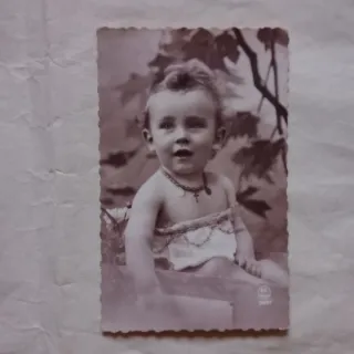 Lotto 6 cartoline d'epoca bambini