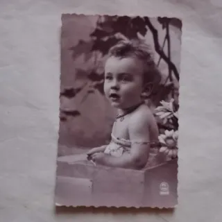 Lotto 6 cartoline d'epoca bambini