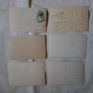 Lotto 6 cartoline d'epoca bambini