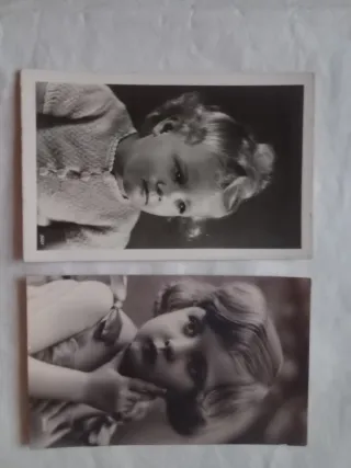 Lotto 6 cartoline d'epoca bambini