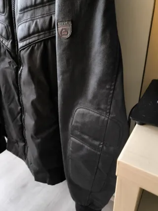 Cazadora Motorista Hombre Energie Negra.