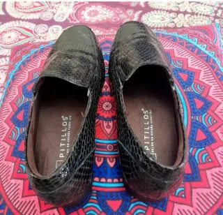 Pitillos Mocasines piel serpiente mujer 37.
