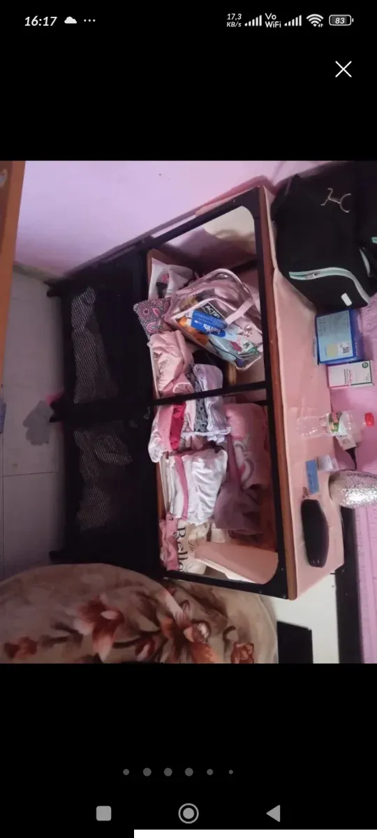 Mueble TV Negro/Marrón Madera