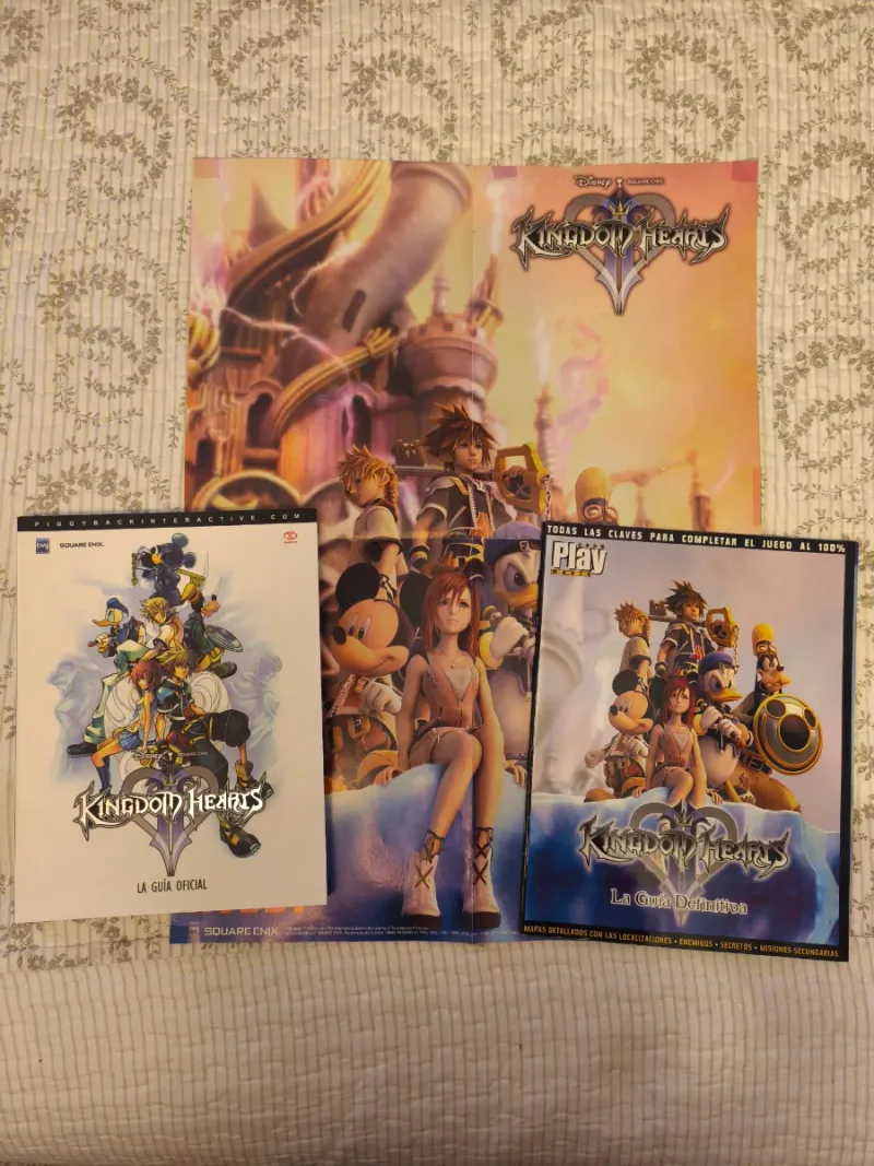 Imagen de Guías Kingdom Hearts 3 + poster Square Enix