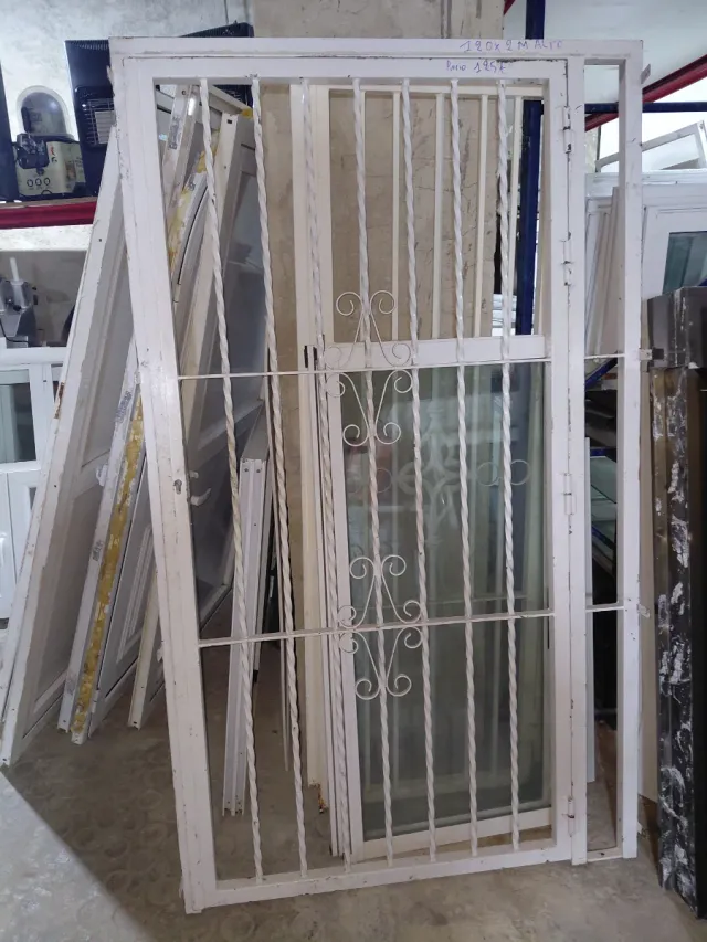 Reja de seguridad para puerta 120x2m