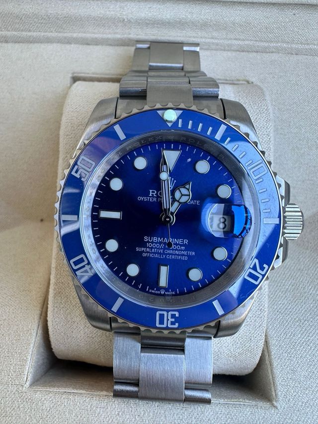 Rolex Submariner Azul