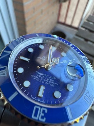 Rolex Submariner Azul