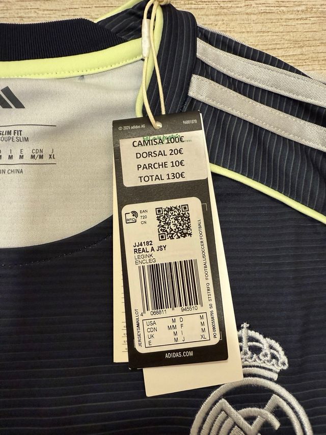 Camiseta Adidas Real Madrid Talla M